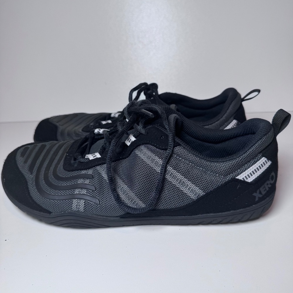 Xero Shoes 360 Barefoot Cross-Training Sneaker Black‎ Gray 10.5 41 Gym Workout